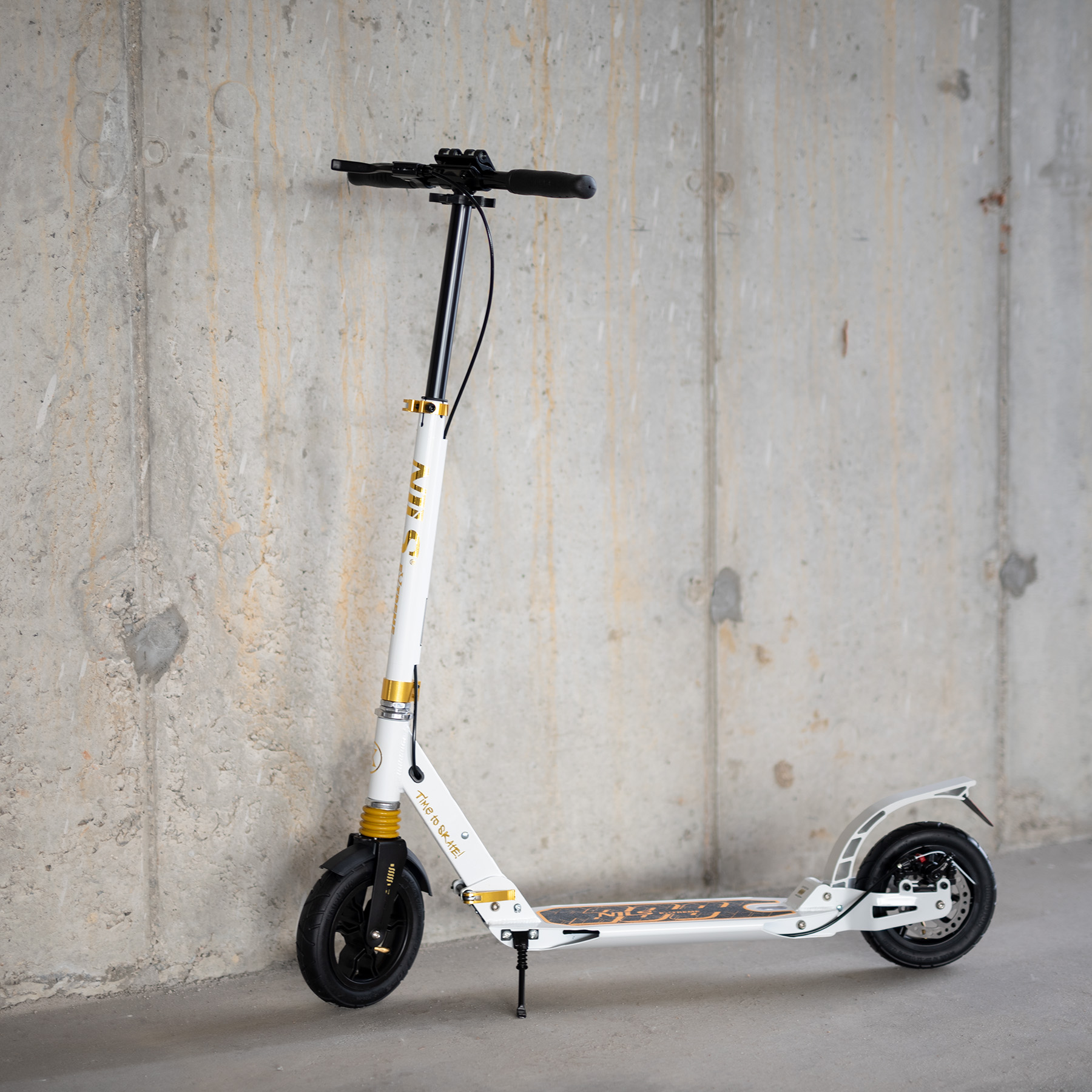 Hulajnoga duża składana HM209T white-gold Nils Extreme