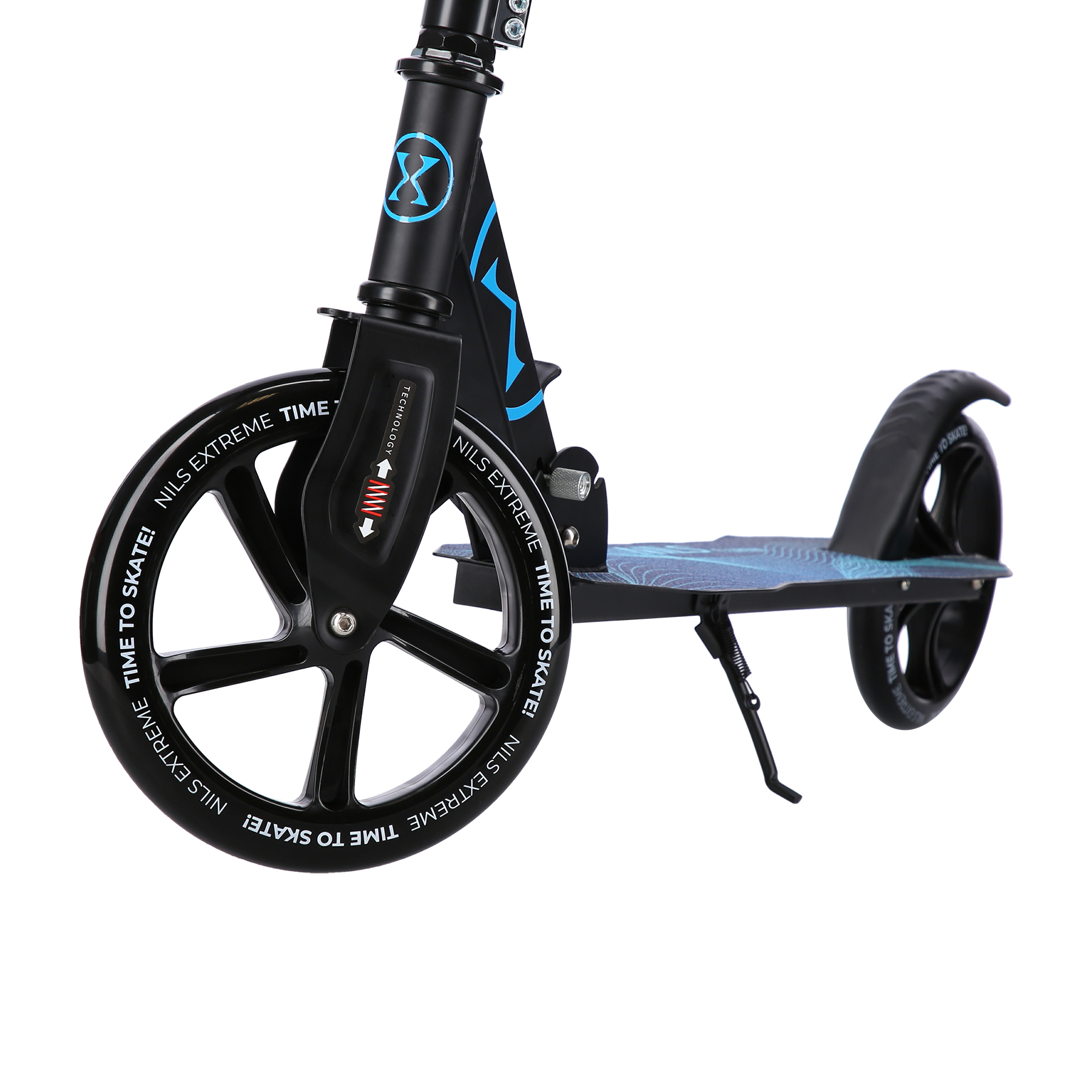 Hulajnoga składana duża HM2309 black-blue Nils Extreme