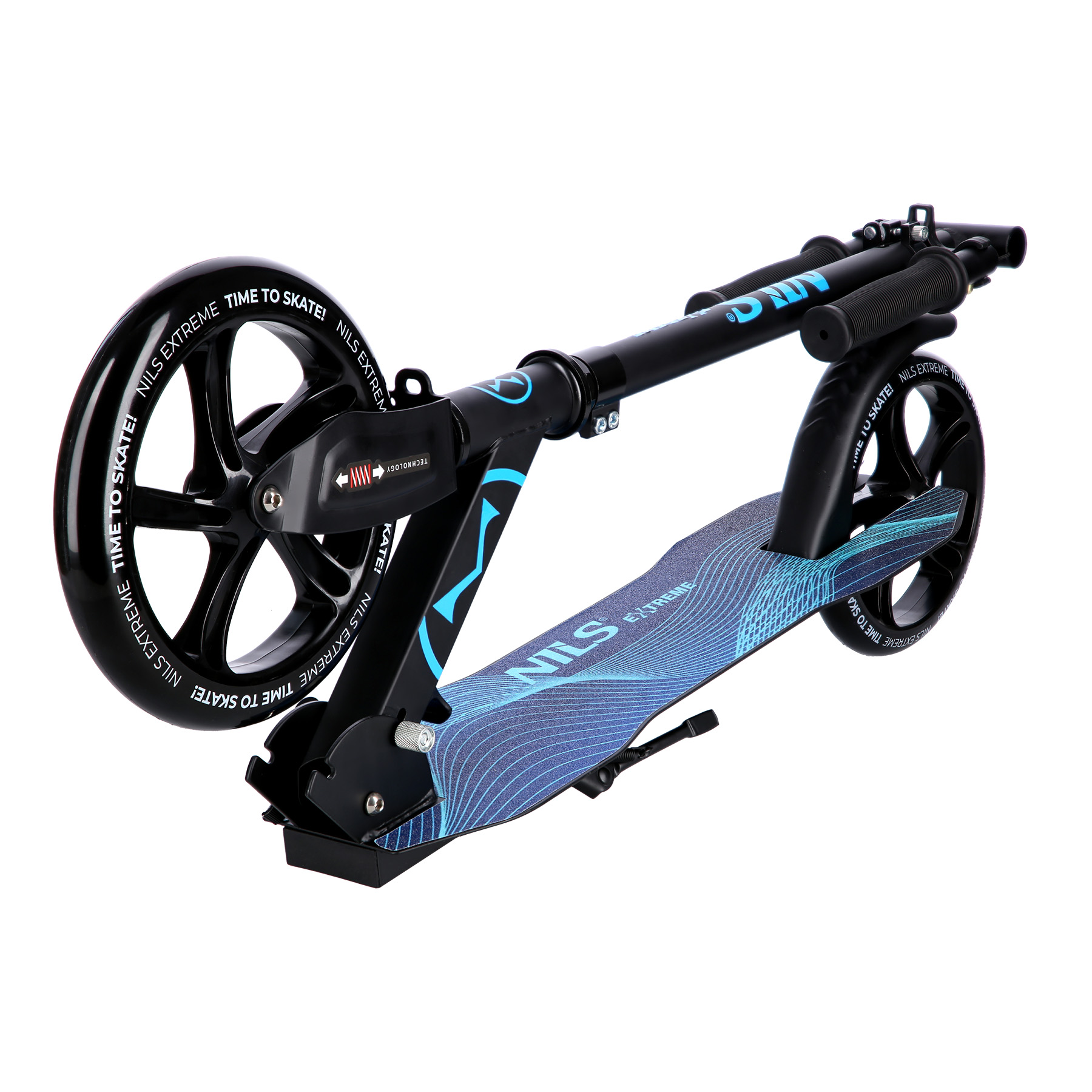 Hulajnoga składana duża HM2309 black-blue Nils Extreme