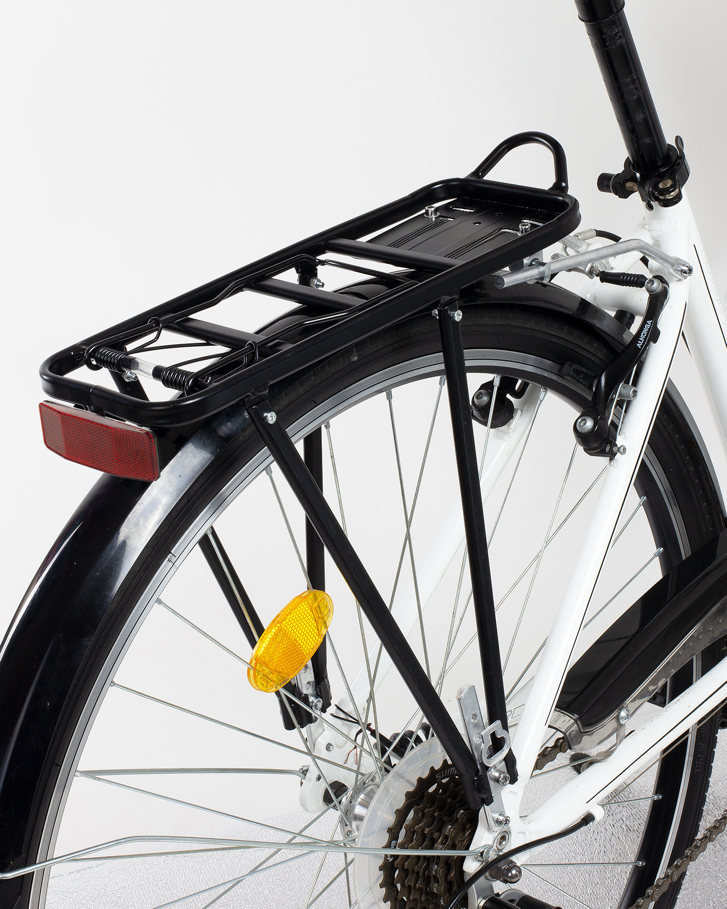 Bagażnik rowerowy tylny z aluminium wytrzymały do 35kg na rower uniwersalny