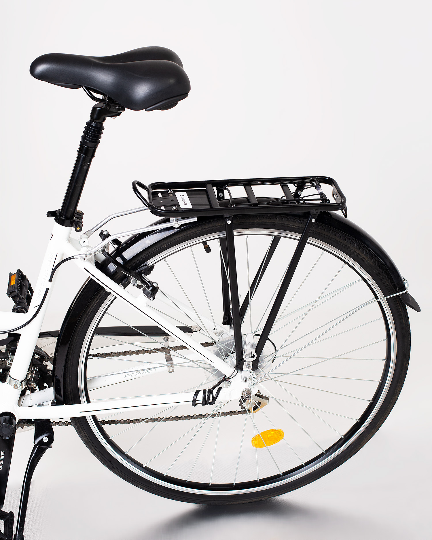 Bagażnik rowerowy tylny z aluminium wytrzymały do 35kg na rower uniwersalny