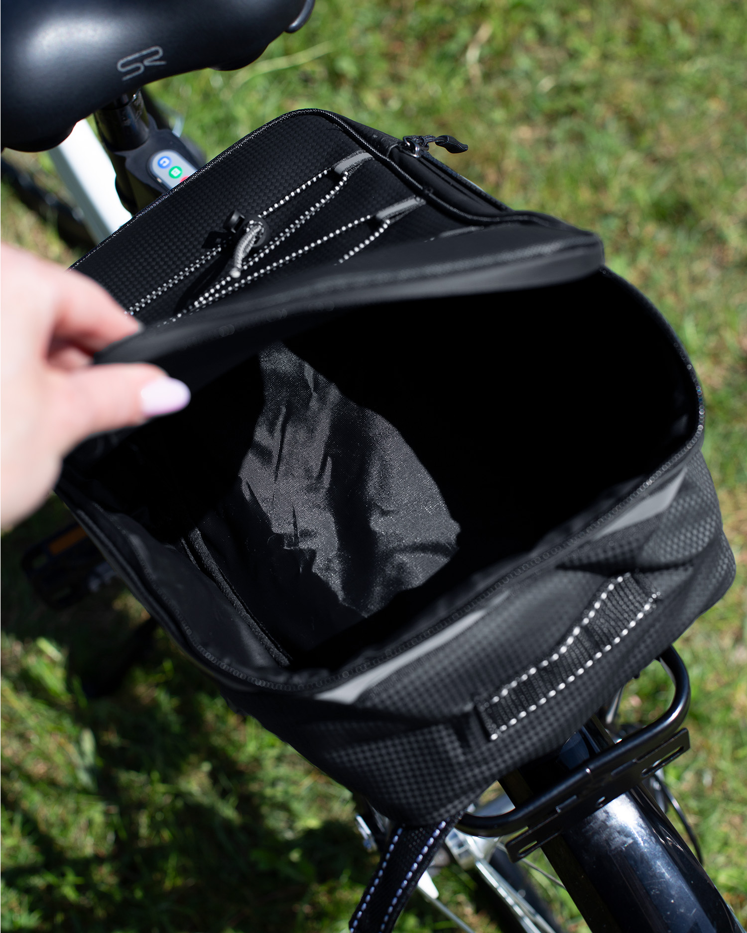 Sakwa rowerowa 8l wodoodporna podróżna torba na bagażnik