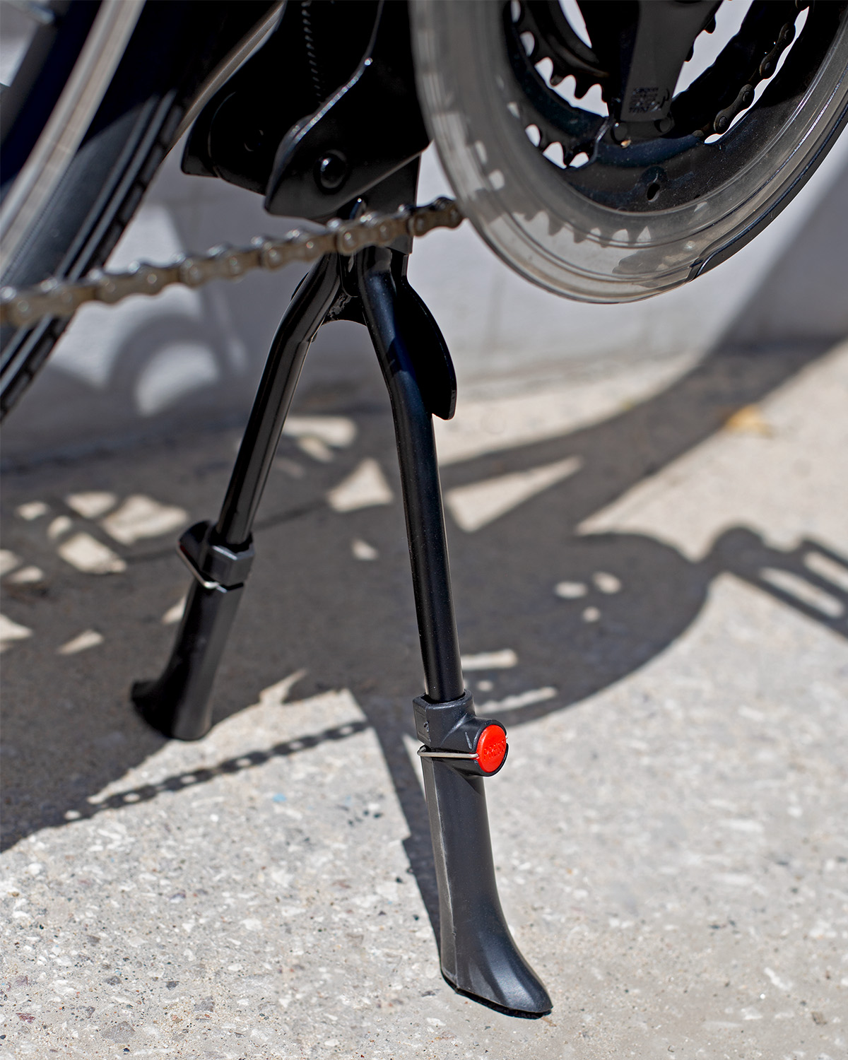 Stopka rowerowa podwójna centralna nóżka do roweru regulowana
