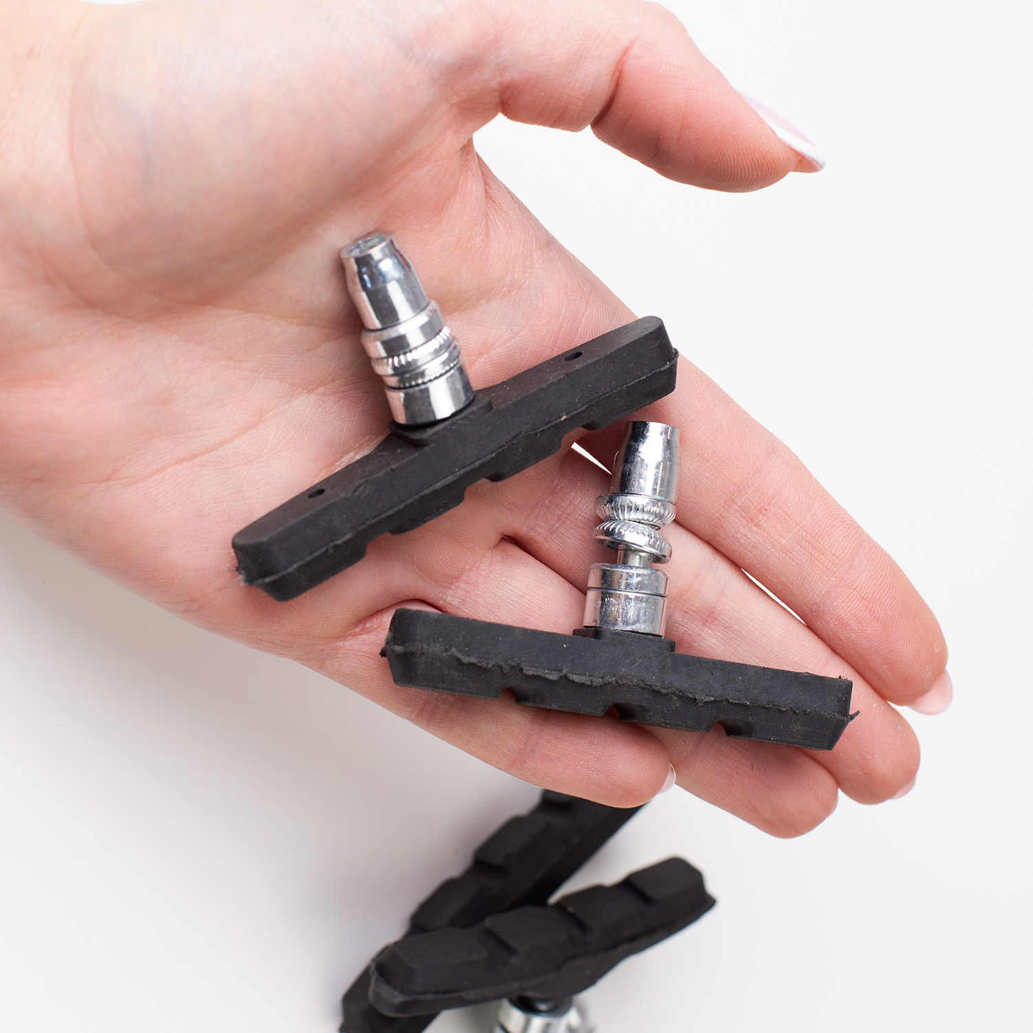 Klocki hamulcowe rowerowe v-brake komplet 4 sztuki do roweru uniwersalne