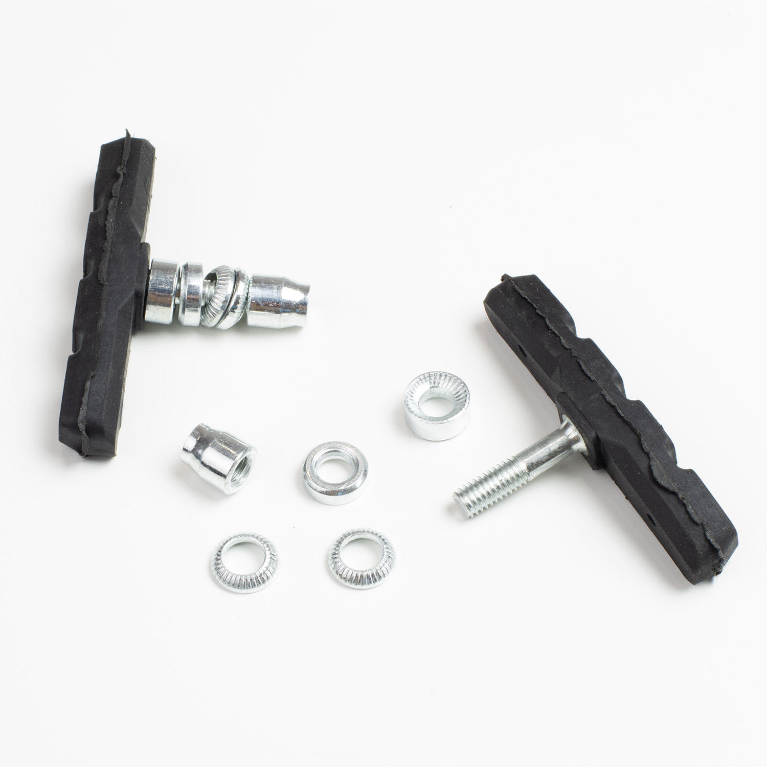 Klocki hamulcowe rowerowe v-brake komplet 4 sztuki do roweru uniwersalne