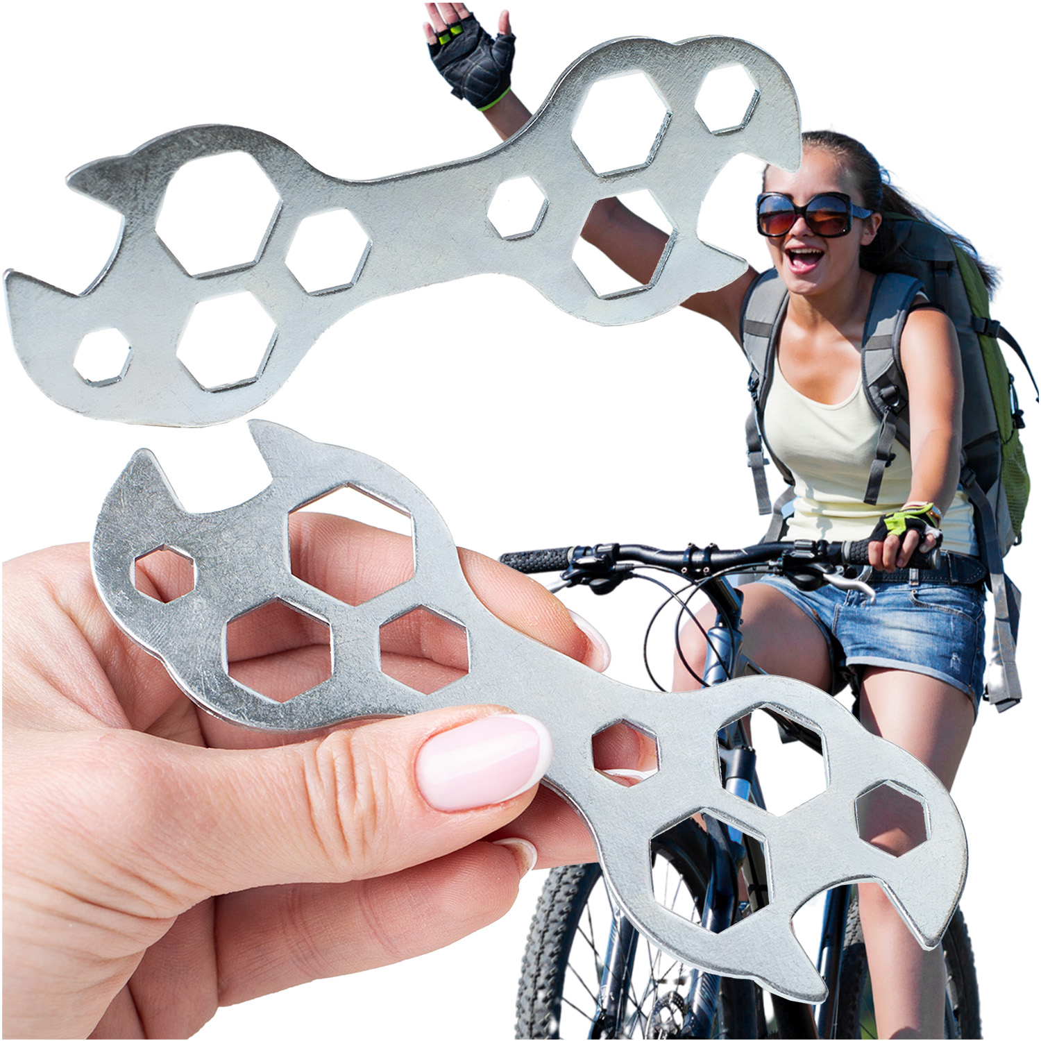 Klucz płaski wielofunkcyjny do roweru uniwersalny rowerowy 10w1