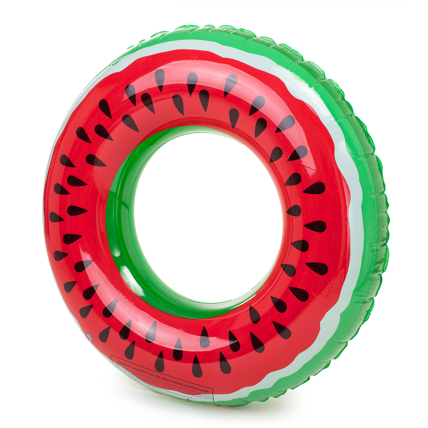Duże koło dmuchane arbuz 120cm materac do wody pływania na basen xxl
