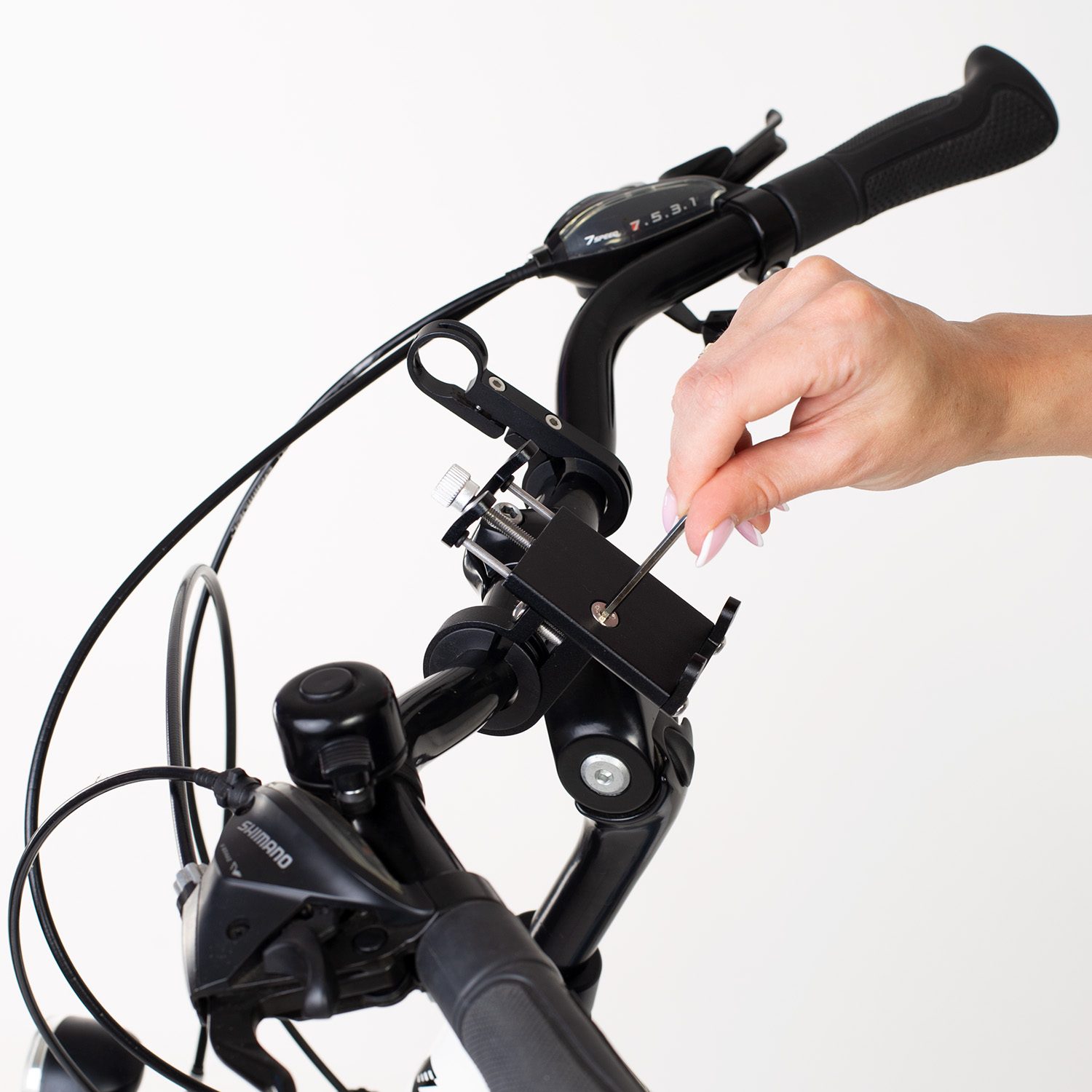 Uchwyt rowerowy na telefon mocowanie na kierownicę regulowany do telefonu roweru