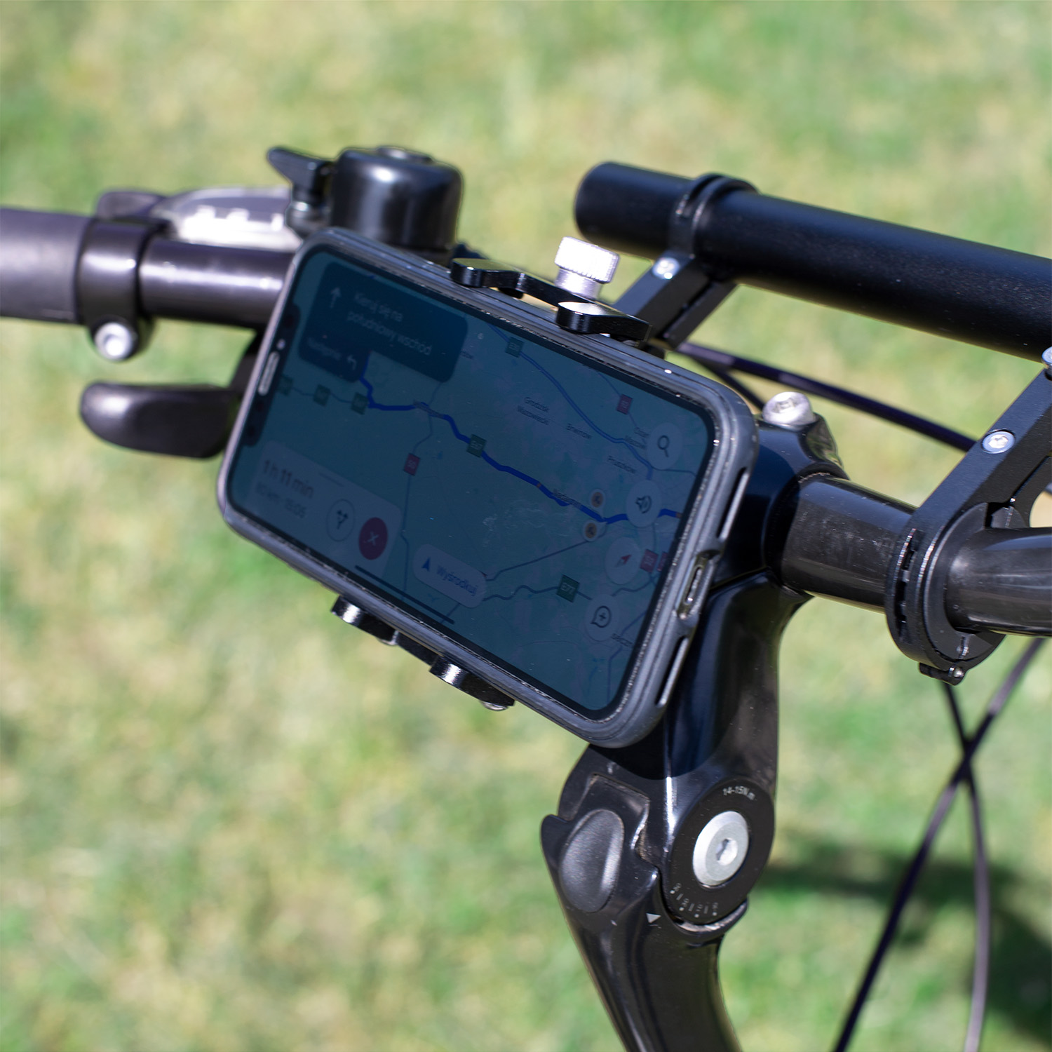 Uchwyt rowerowy na telefon mocowanie na kierownicę regulowany do telefonu roweru