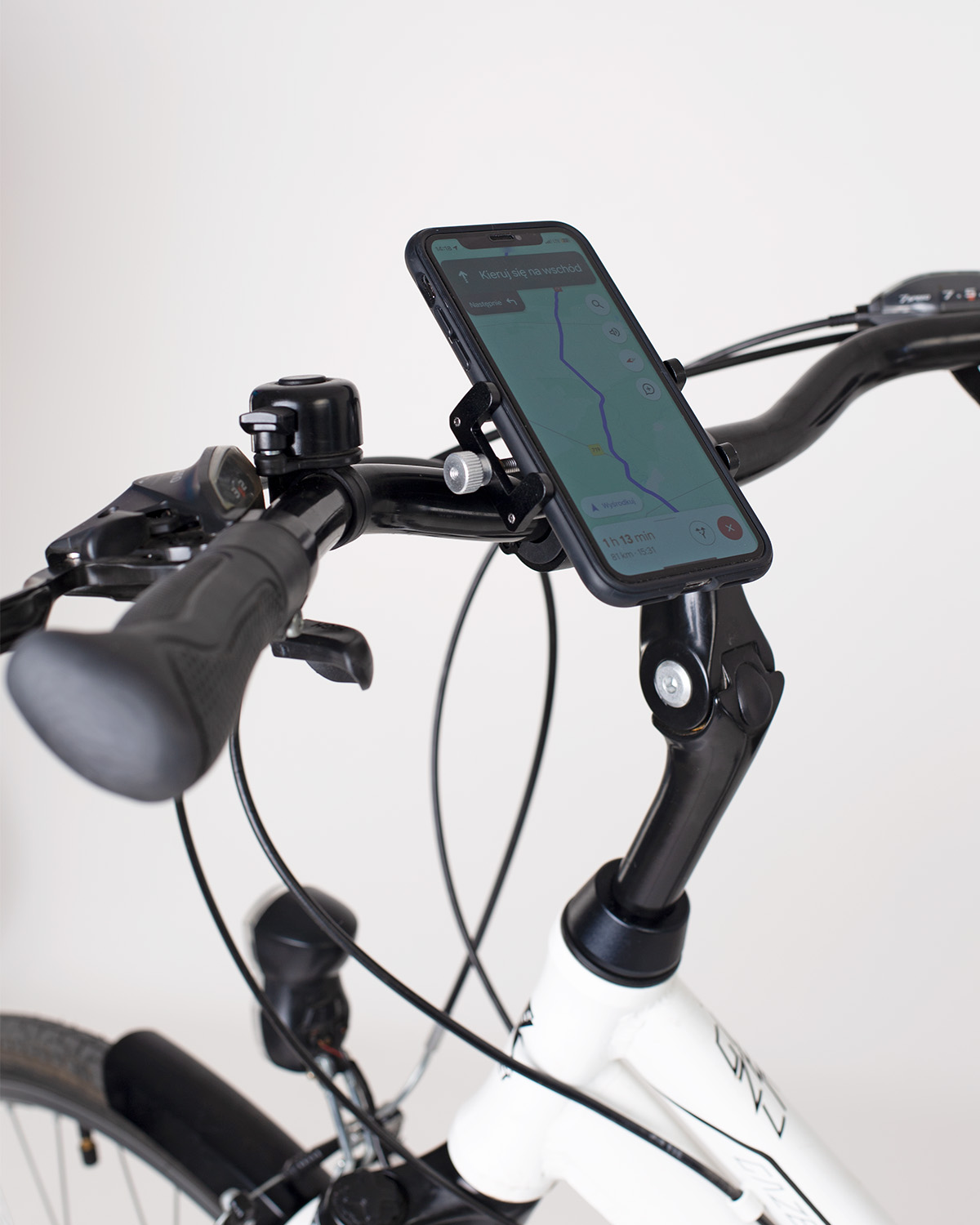 Uchwyt rowerowy na telefon mocowanie na kierownicę regulowany do telefonu roweru