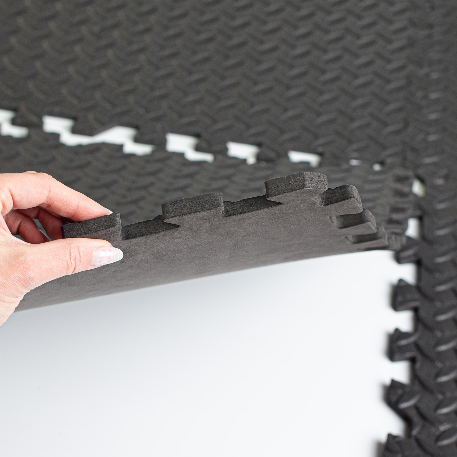 Mata pod sprzęt siłowy ochronna puzzle EVA - 6el.