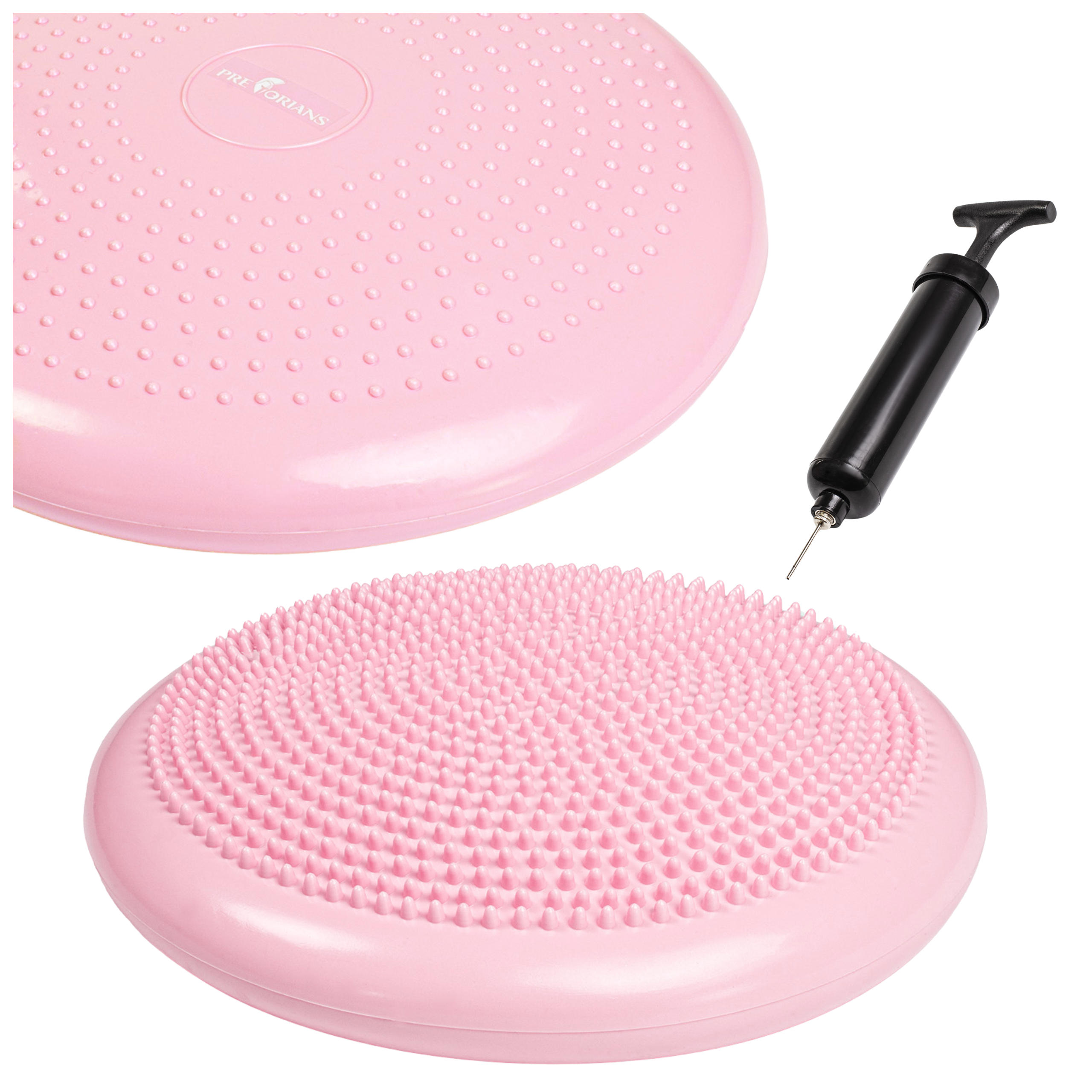 Poduszka sensoryczna dysk korekcyjny do ćwiczeń różowa