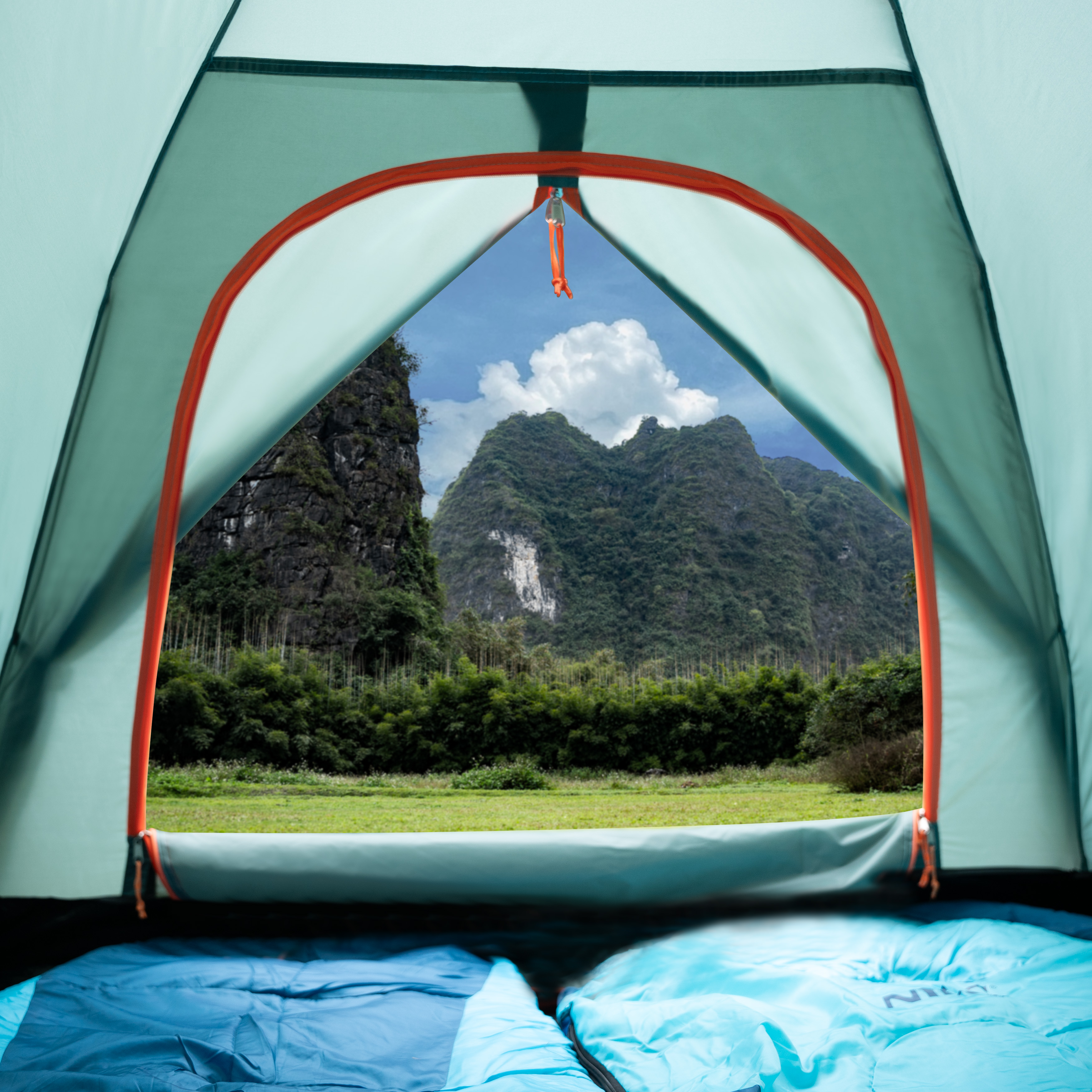 Namiot turystyczny dwuosobowy kempingowy wodoodporny