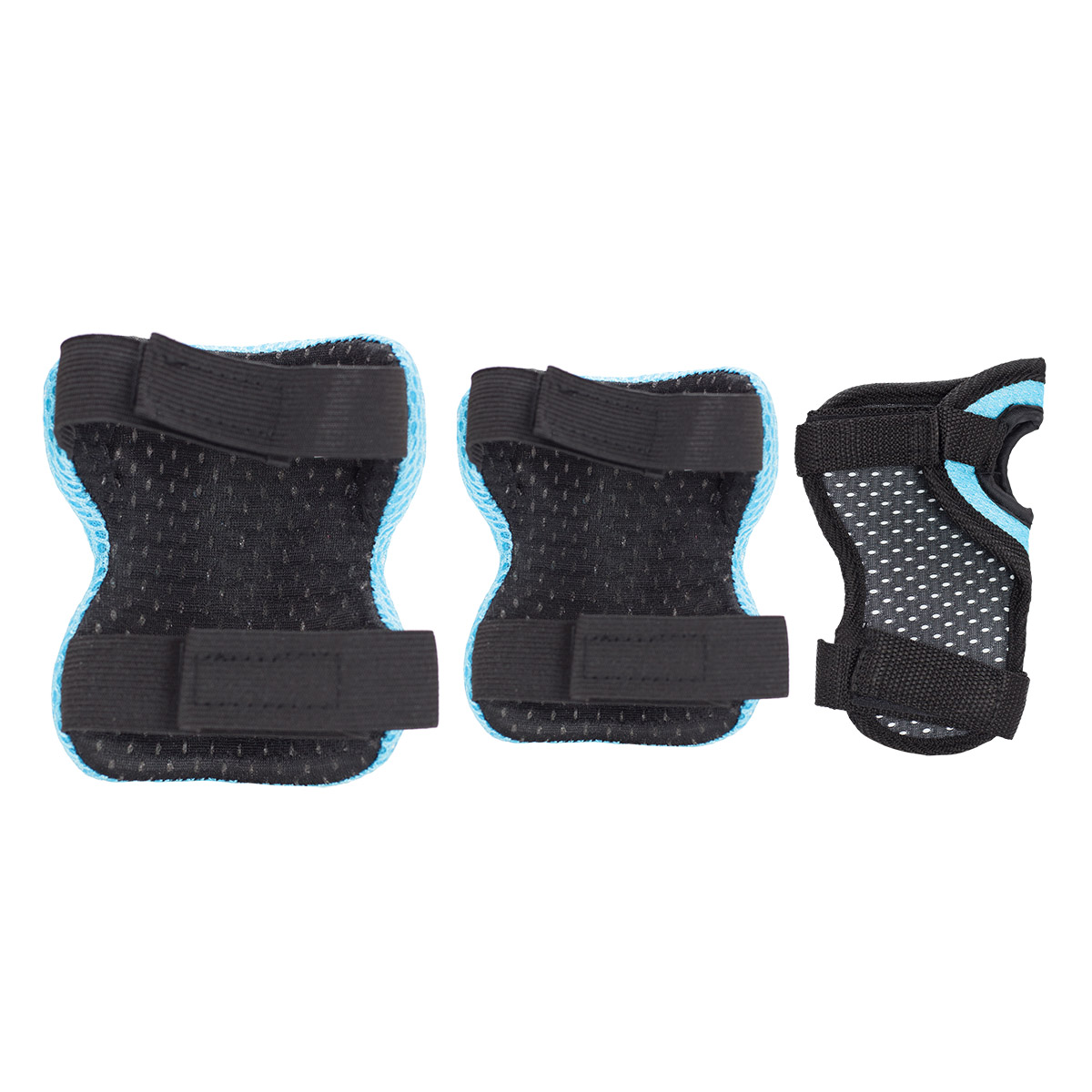 Ochraniacze niebiesko-limonkowe zestaw H320 Nils Extreme rozmiar L