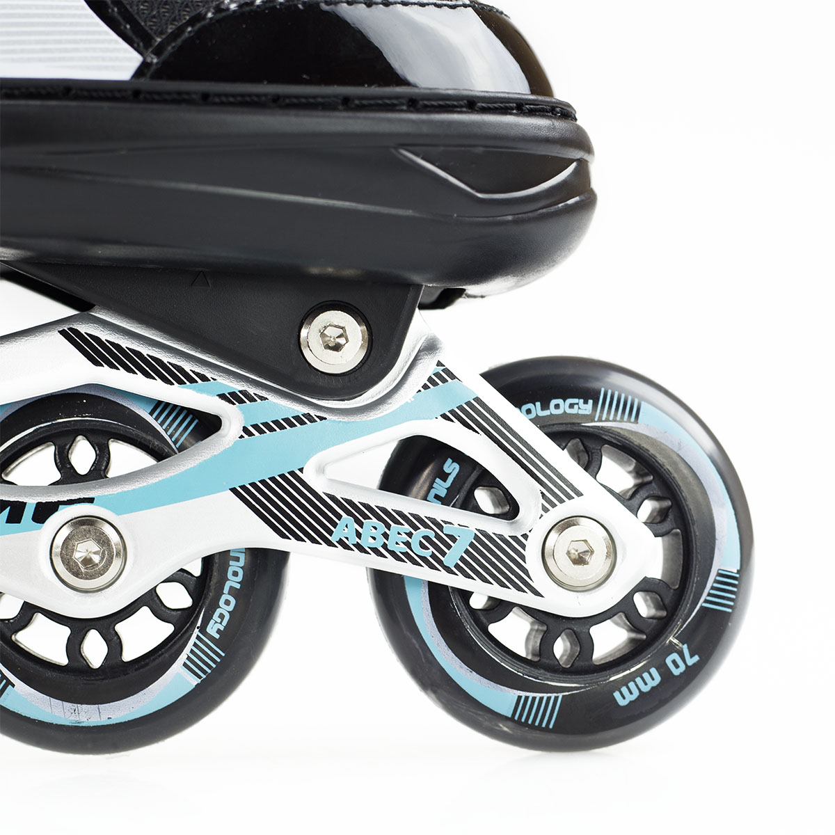 Rolki NJ1828A czarne łyżworolki Nils Extreme L