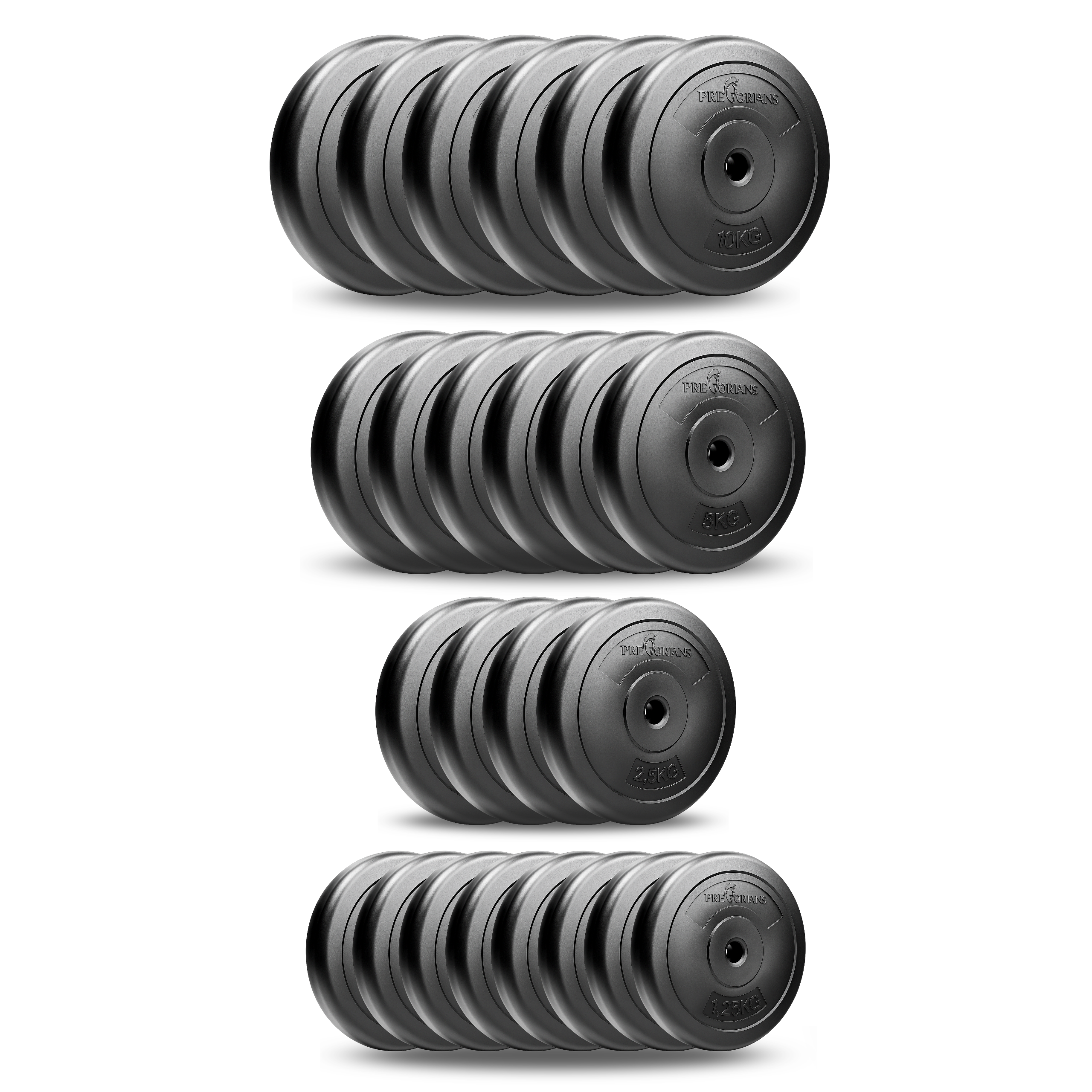 Zestaw do ćwiczeń 142kg z ławką treningową PH 2132 sztangą / gryfem prostym 180 cm, obciążeniem 110 kg i hantlami