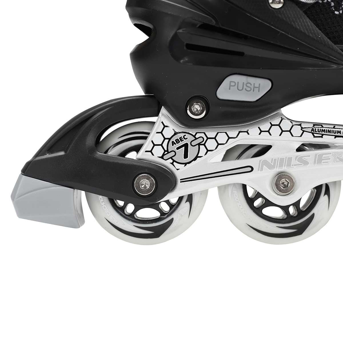 Łyżworolki Nils Extreme NA1123 czarne rozmiar S