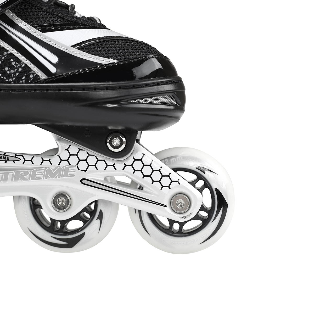 Łyżworolki Nils Extreme NA1123 czarne rozmiar S