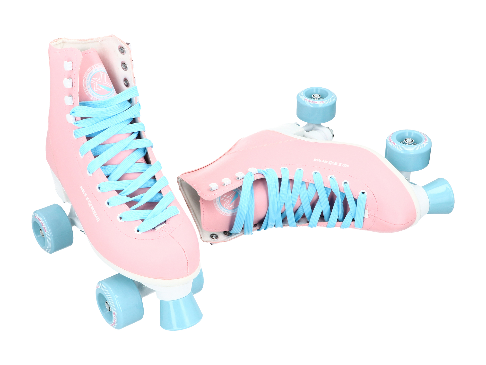 Wrotki klasyczne NQ8400 różowe rozmiar 35 Nils Extreme