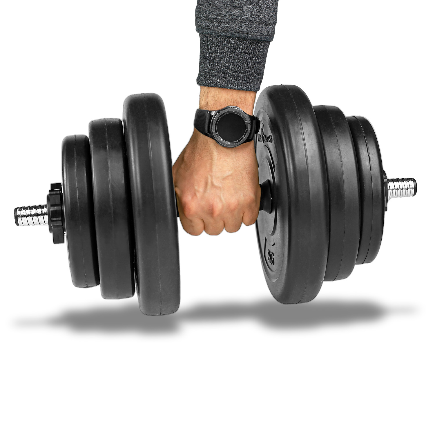 Hantle 2x20kg gryfy obciążenia zestaw hantli