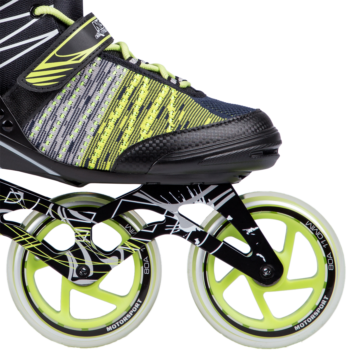 Łyżworolki NA1206 czarno-zielone rozmiar 40 Nils Extreme