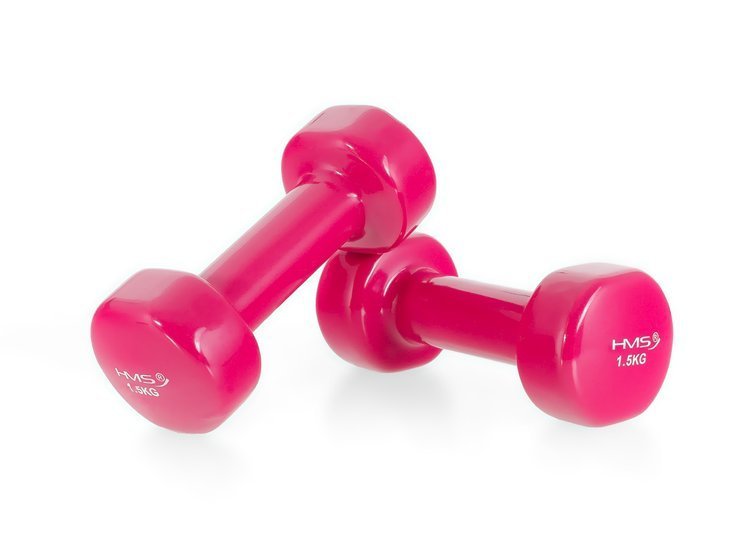 Ciężarek  żeliwny 1,5 kg pokryty winylem HMS