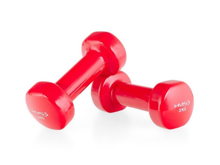 Ciężarek żeliwny 2 kg pokryty winylem HMS