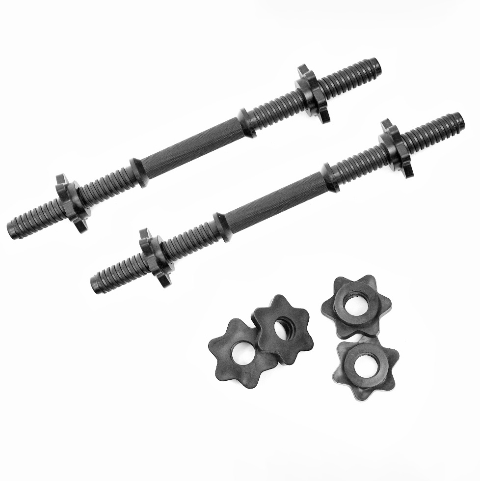 Zestaw hantli 2x10kg, hantle, 12 talerzy czarne