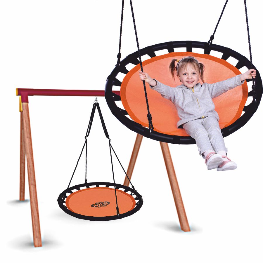 Huśtawka bocianie gniazdo NB5034 pomarańczowe