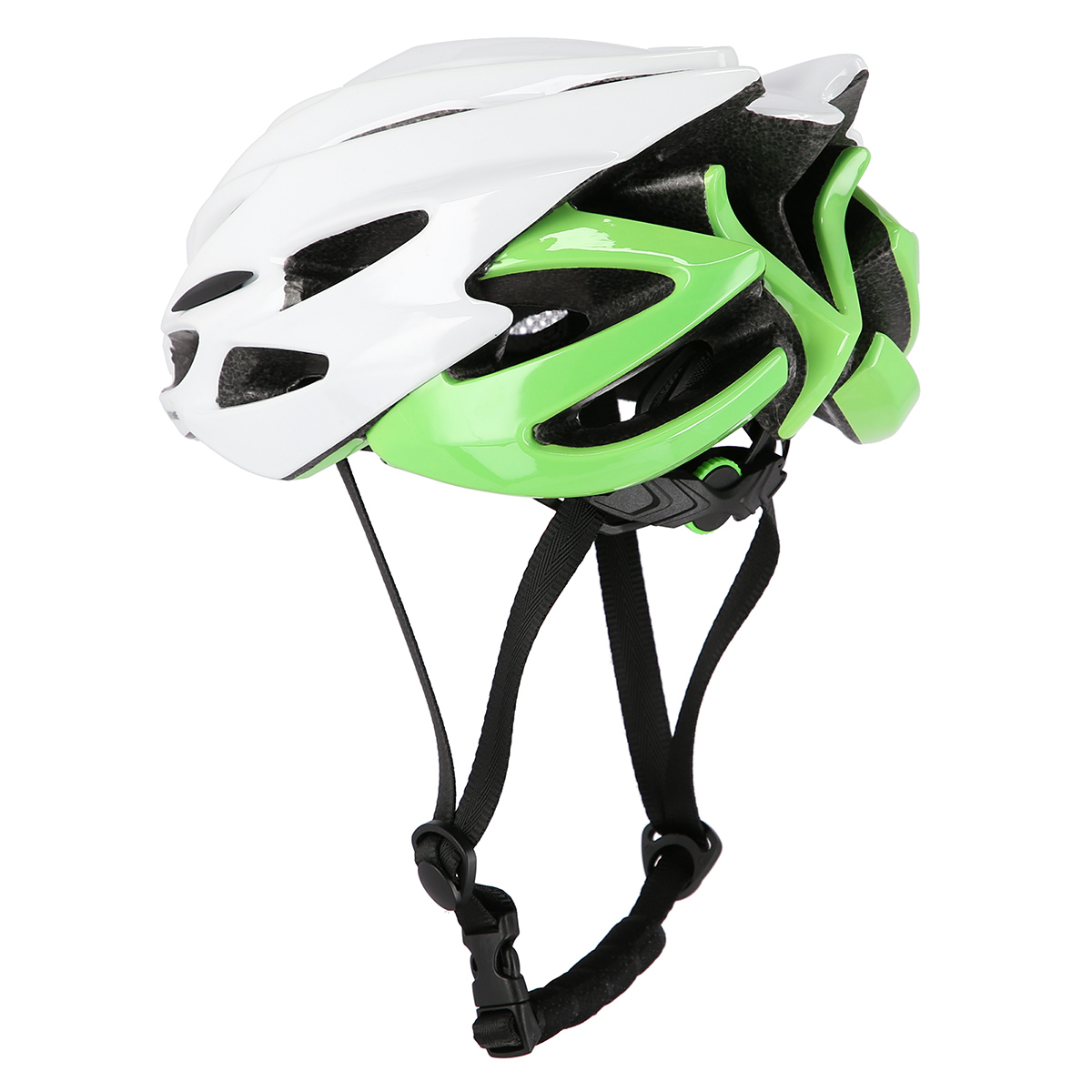 Kask rowerowy biało-zielony rozmiar M Nils Extreme MTW58