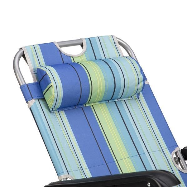 Leżak plażowy niebieski NC3024 Nils Camp