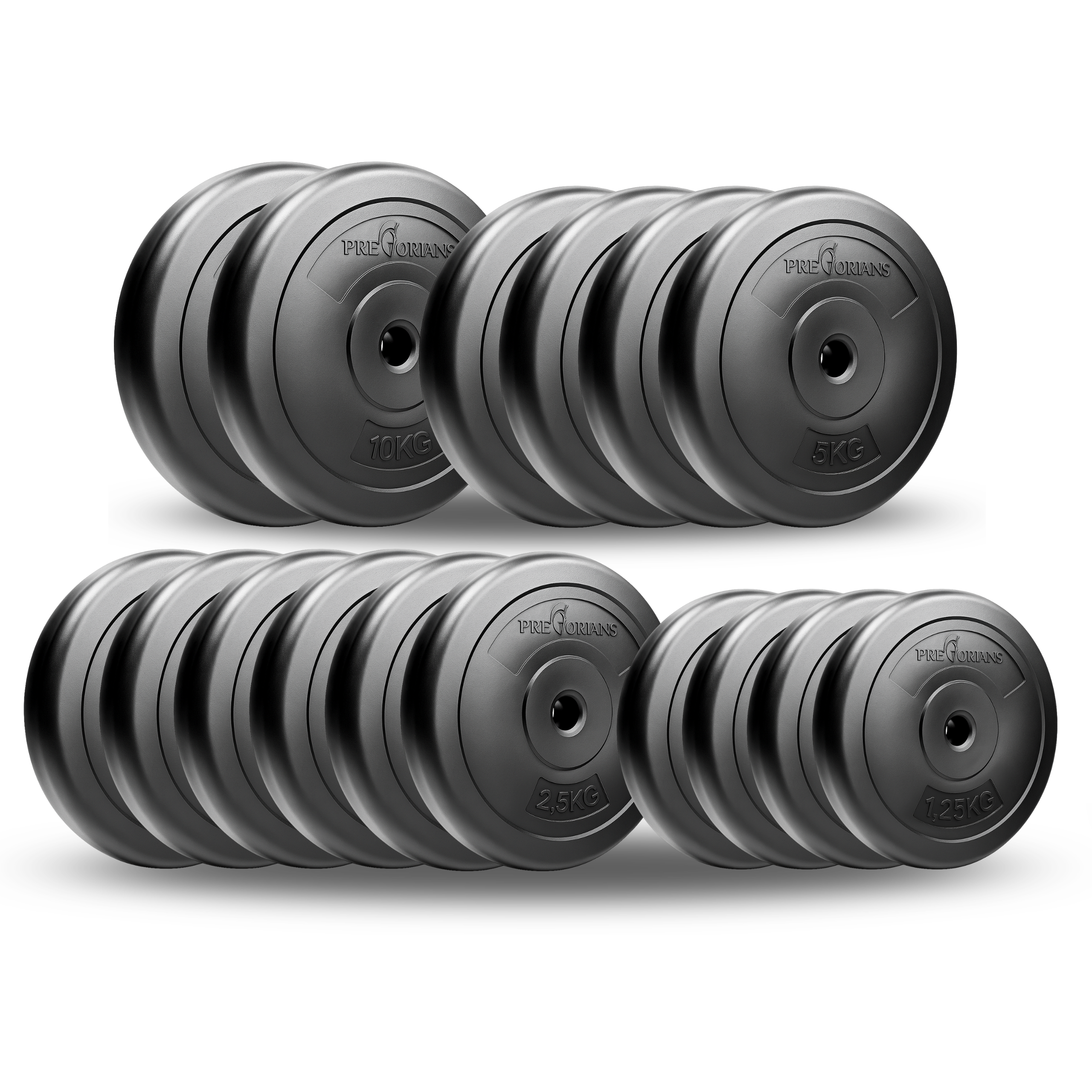 Zestaw do ćwiczeń 97kg z ławką treningową PH102 sztangą / gryfem prostym 180 cm, gryfem lekko łamanym 120cm,  obciążeniem 60 kg i hantlami