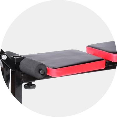 Zestaw do ćwiczeń 156kg z ławeczką treningową PH 2132 sztangą prostą 180 cm, gryfem 120 cm łamanym, zestawem obciążeń żeliwnych 120 kg i hantlami