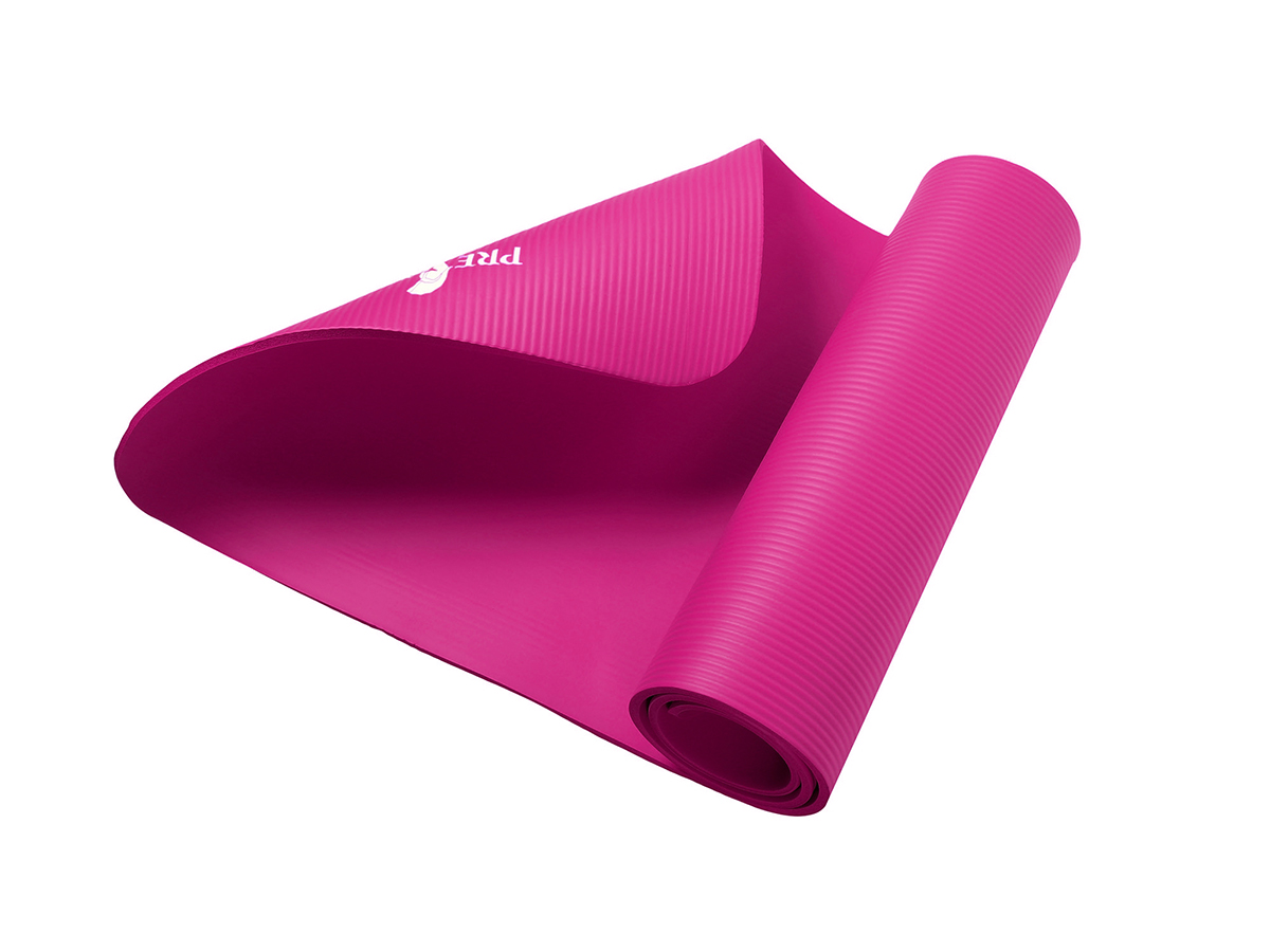 Mata gruba do ćwiczeń (1,5 cm) NBR Pretorians fioletowa