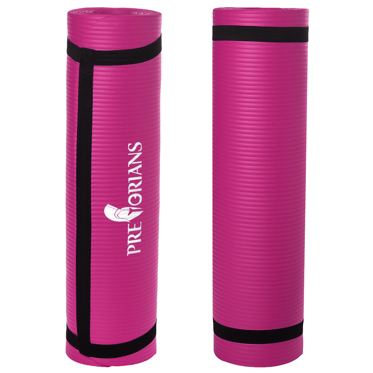 Mata gruba do ćwiczeń (1,5 cm) NBR Pretorians fioletowa