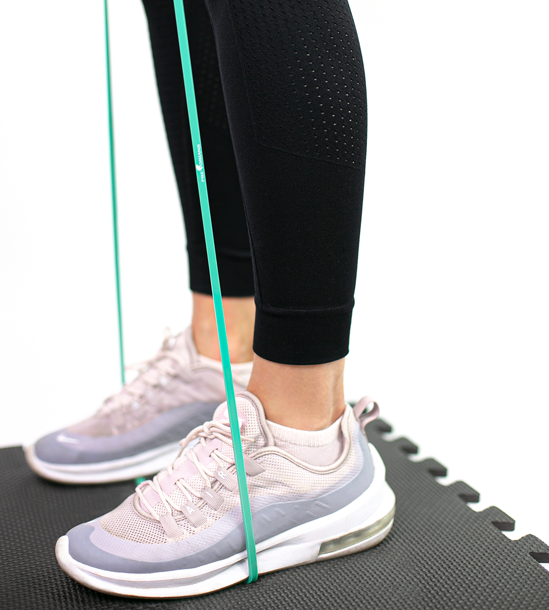 Guma fitness taśma 6,4mm 2-7kg turkusowa