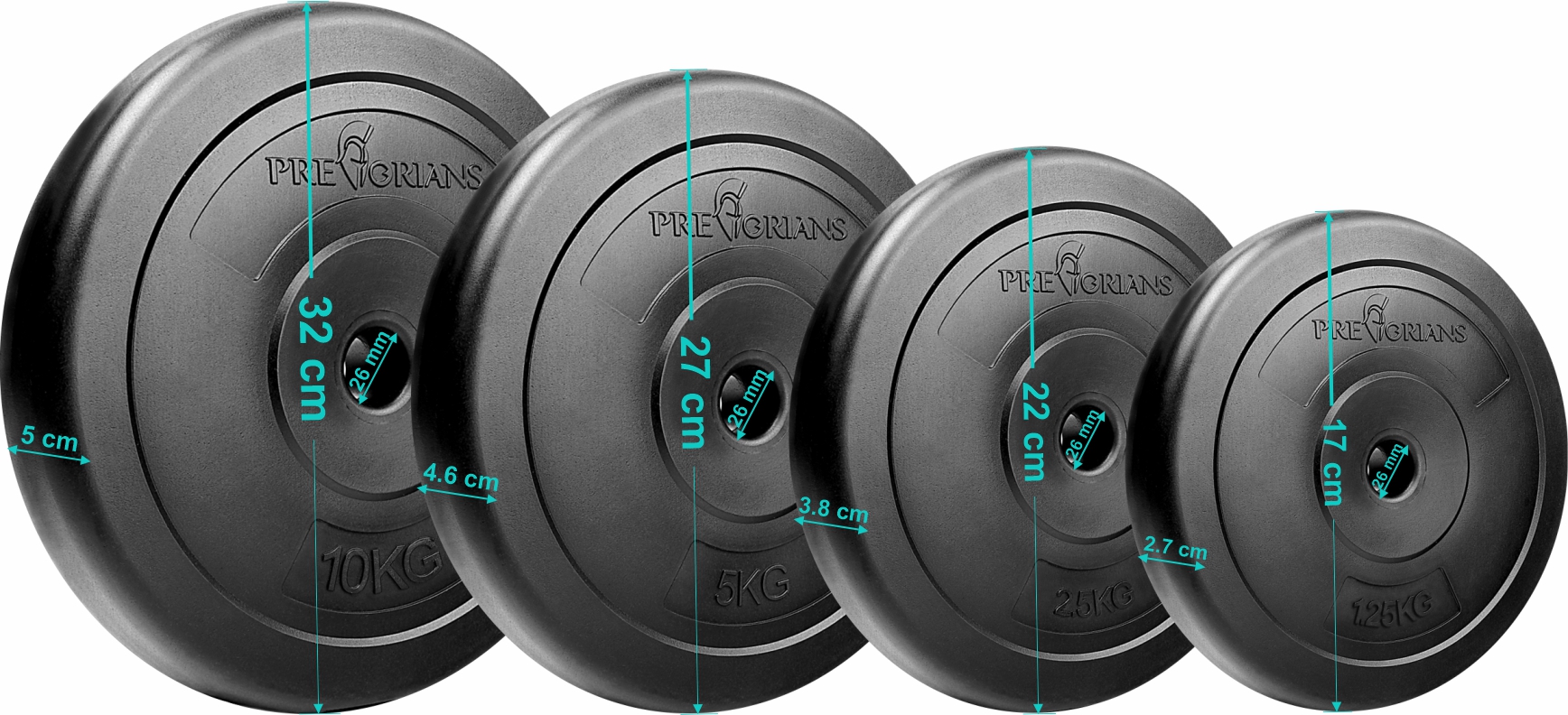 Zestaw do ćwiczeń 110kg z ławką treningową PH 2131 - ławka, sztanga / gryf, hantle, obciążenie