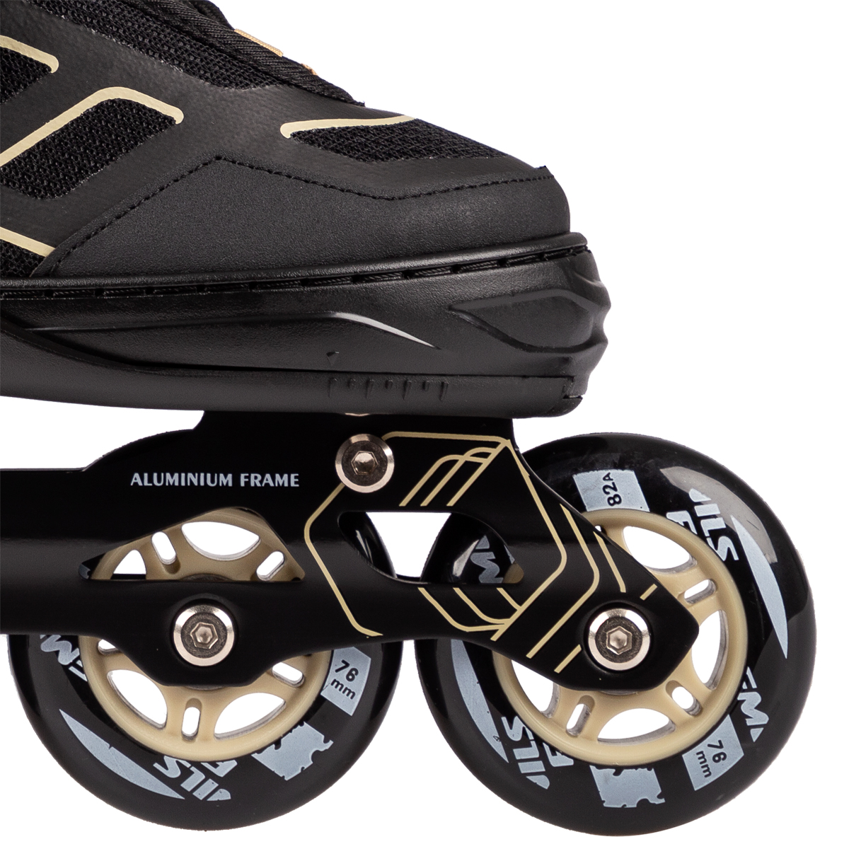 Łyżworolki NA14174A czarno-beżowe Nils Extreme rozmiar S