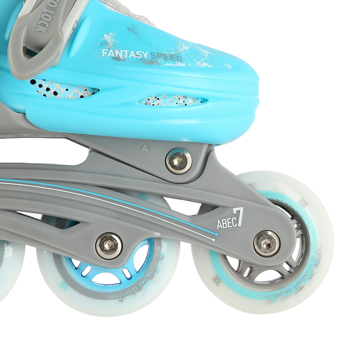 Łyżworolki 4w1 NH18331 Nils Extreme niebieskie roz. M