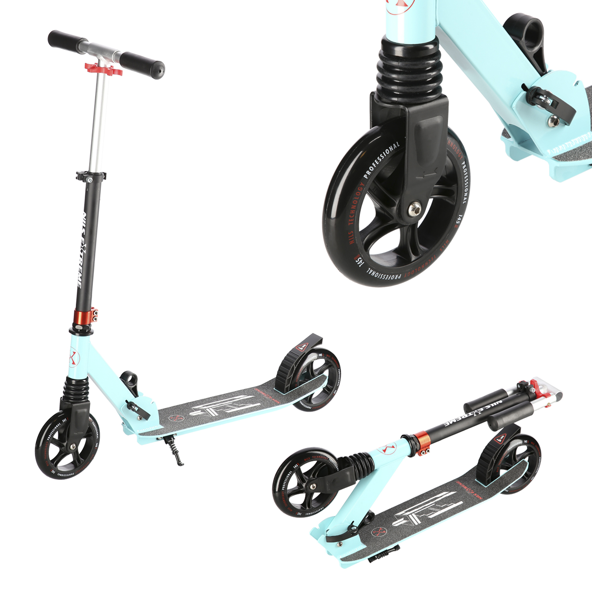 Hulajnoga HM2160 czarno-miętowa Nils Extreme