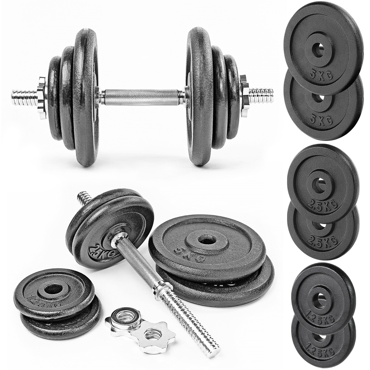 Hantla 20kg żeliwna regulowana 1x20kg