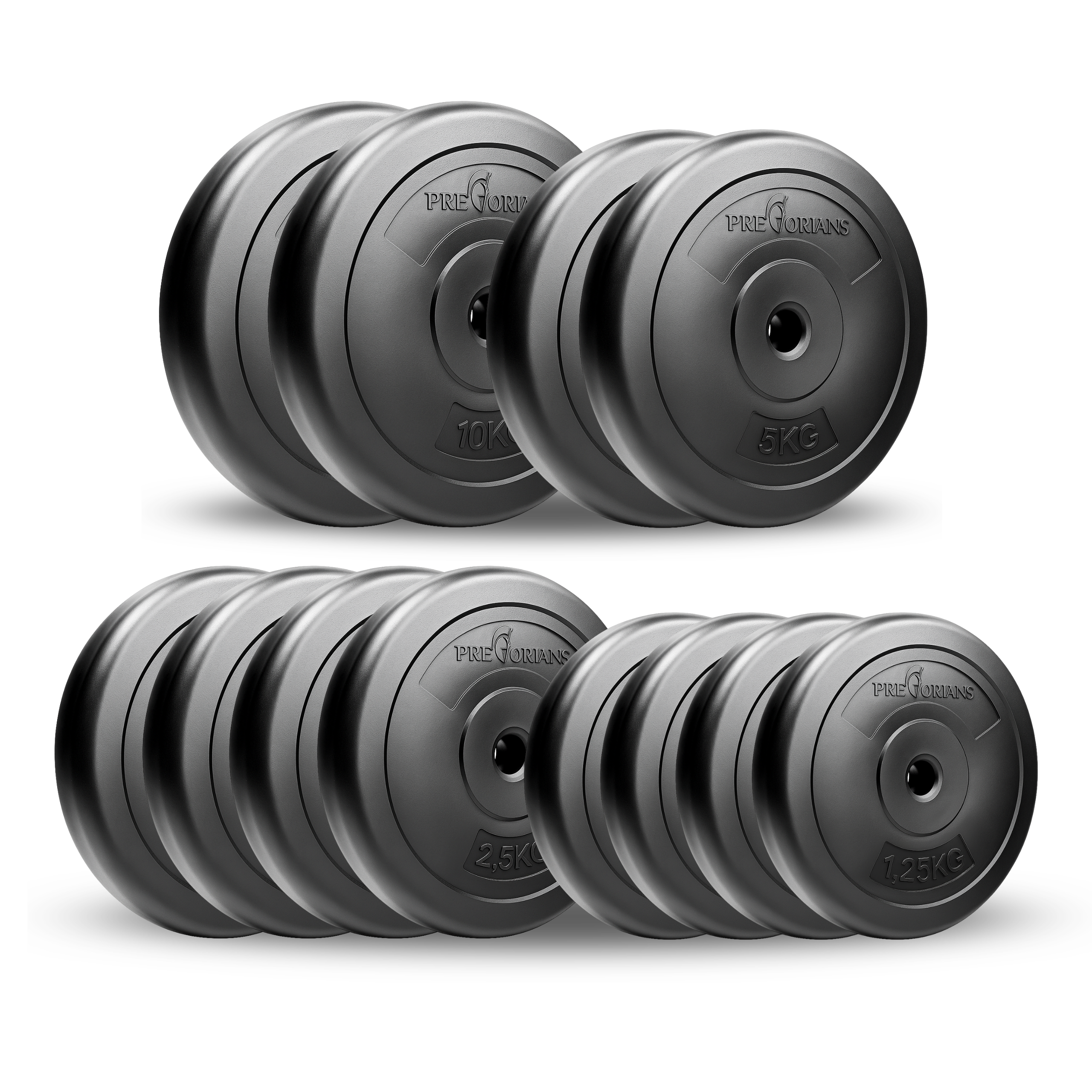 Zestaw do ćwiczeń 77kg z ławką treningową TB891, stojakami, sztangą / gryfem prostym 180 cm, obciążeniem 45 kg