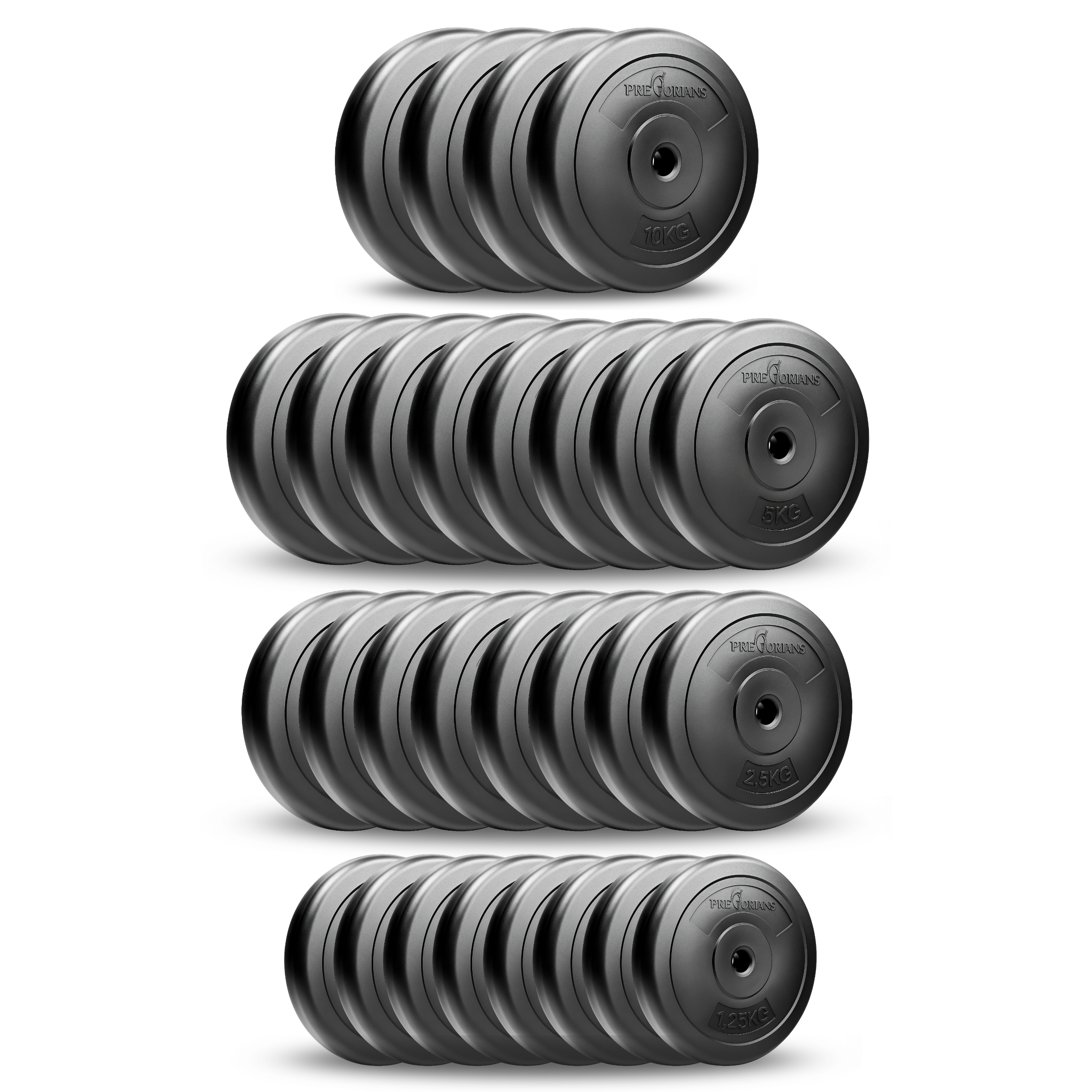 Zestaw do ćwiczeń 118kg - ze sztangą / gryfem prostym 180 cm, nakładem obciążeń i hantlami