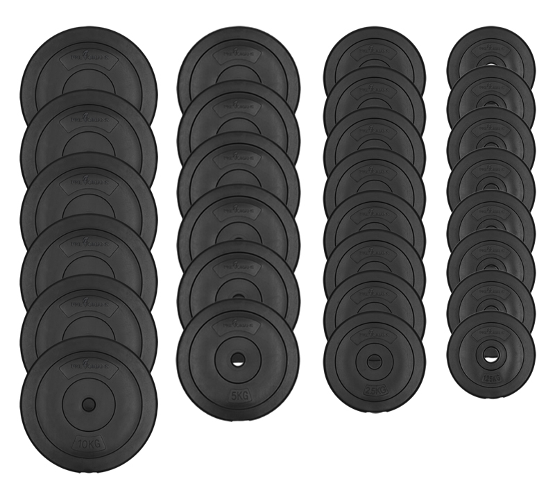 Zestaw do ćwiczeń siłowych 156kg z ławką treningową PH2132, sztangą / gryfem prostym 180cm, 120cm mocno łamanym, nakładem talerzy 120kg i hantlami