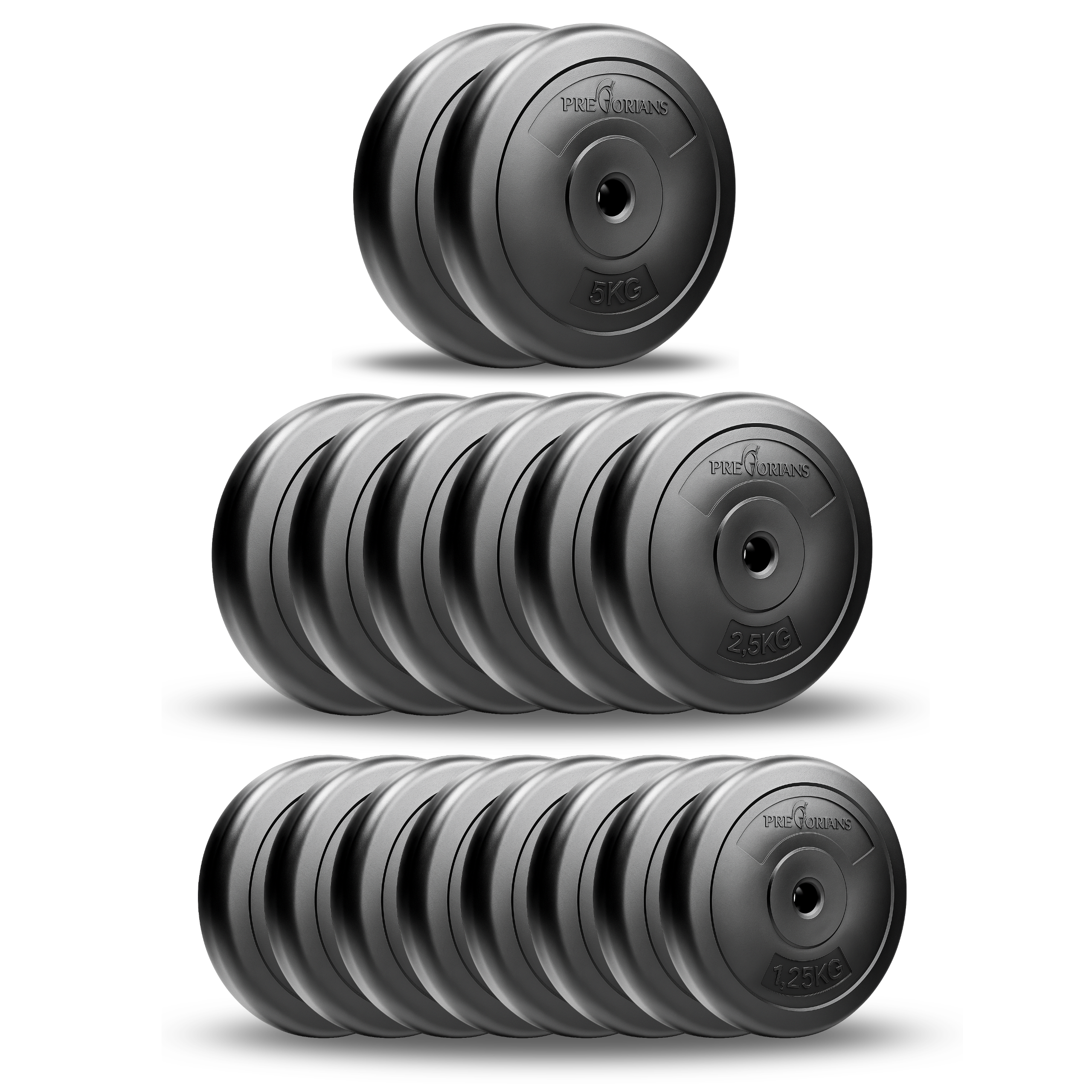 Zestaw do ćwiczeń 42kg - ze sztangą / gryfem prostym 180 cm, nakładem obciążeń i hantlami