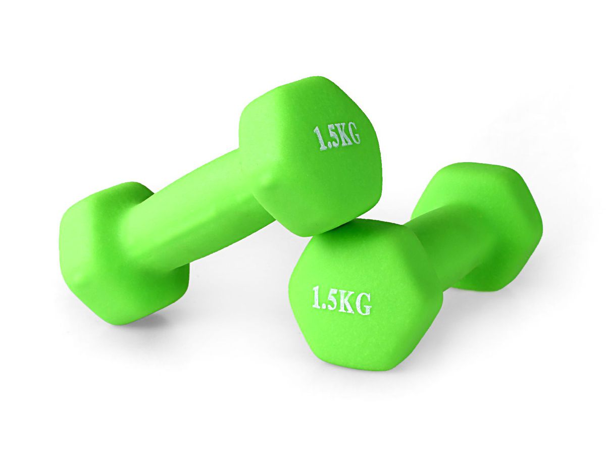 Hantelki neoprenowe 2x1,5 kg HW10 Pretorians