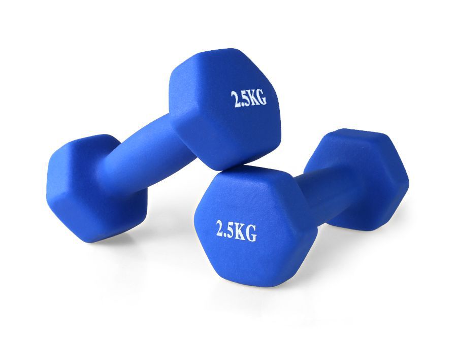 Hantelki neoprenowe 2x2,5kg HW10 Pretorians