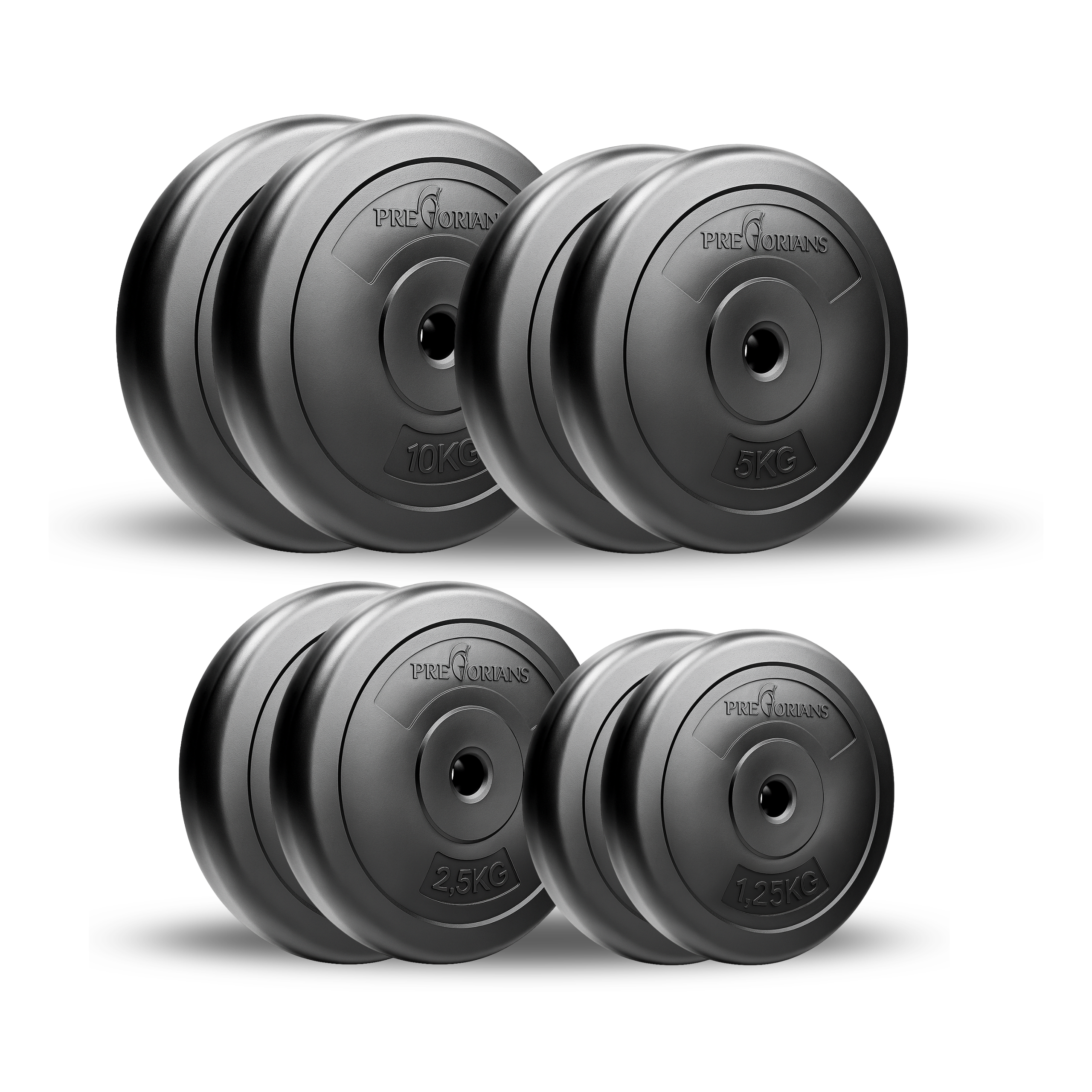 Zestaw do ćwiczeń 45kg - z gryfem łamanym 120 cm, nakładem obciążeń i hantlami