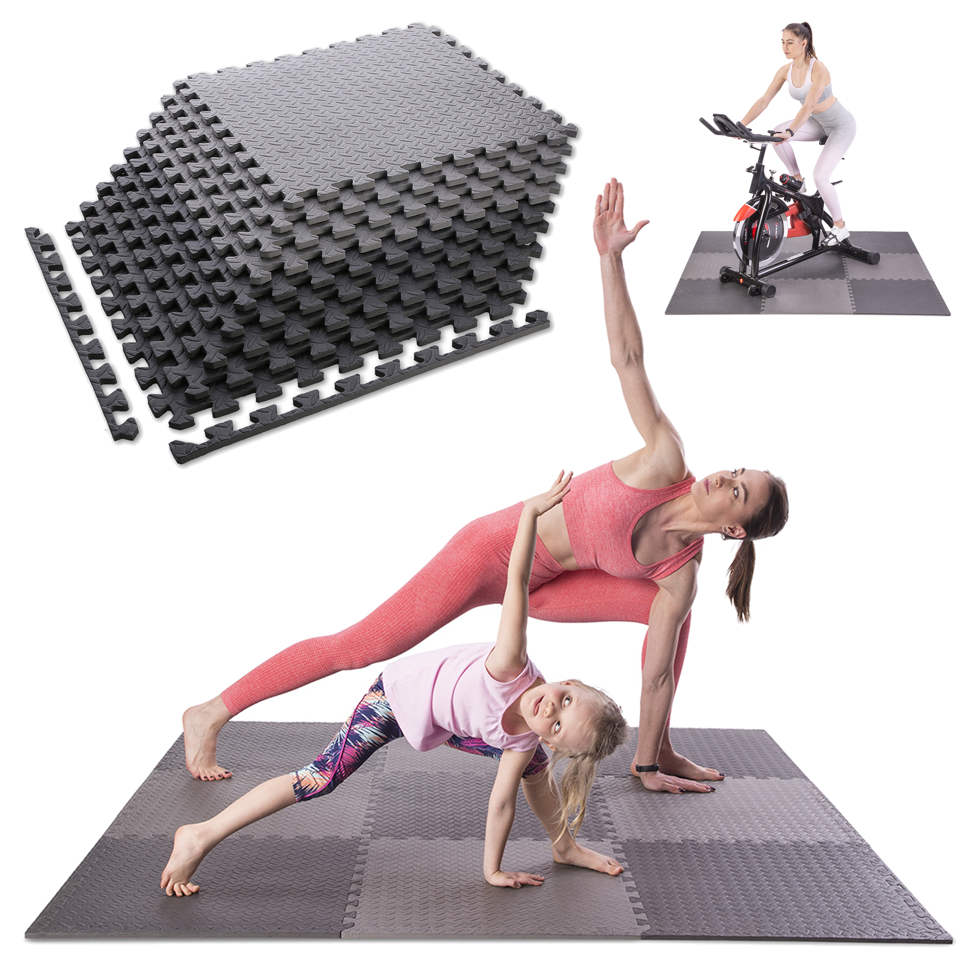 Mata puzzle 9 elementów d.gray MP12