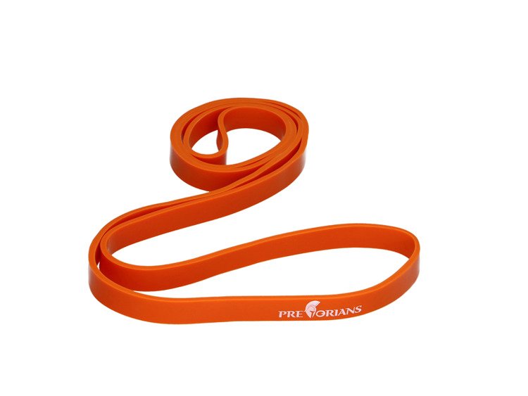 Guma fitness taśma 19mm 14-23kg pomarańczowa